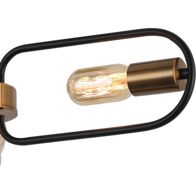 Потолочная люстра  IL8253-3COU-79 BK GD