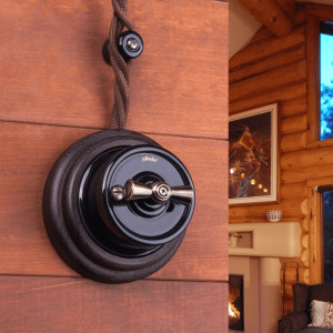 Изолятор Накладные ретро механизмы Ретро коричневые W6431314