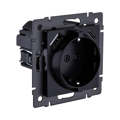 Розетка Aspekt REA-004BK