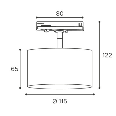 Трековый светильник Wtl-Gx70 WTL-18/GX70-BL