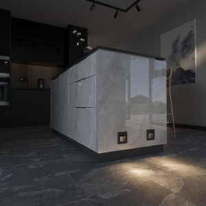 Встраиваемая LED подсветка Встраиваемые механизмы черные матовый W1154608