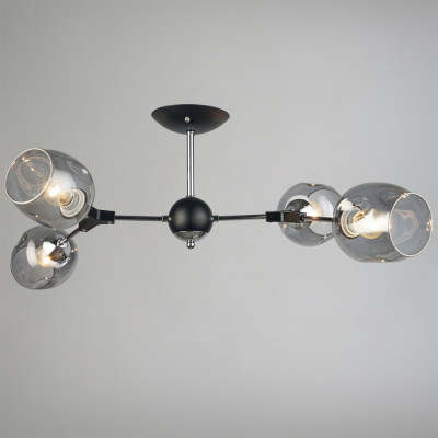 Потолочная люстра  04210-0.3-04 BK+CR