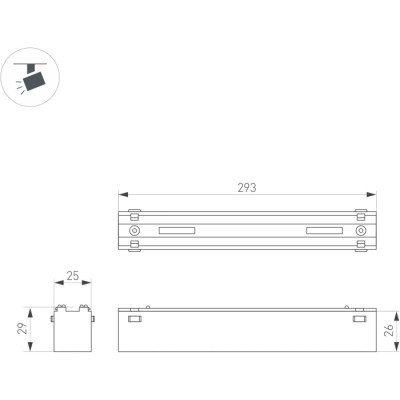 Трековый светильник MAG-VIBE 045018