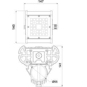 Уличный консольный светильник Фрегат 11 CB-C0600039