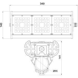 Уличный консольный светильник Галеон 31 CB-C0330041