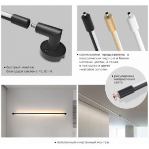 Модульный световой элемент Thin  Smart IL.0060.5000-1000-MG