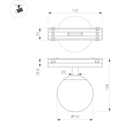 Трековый светильник MAG-VIBE 044166